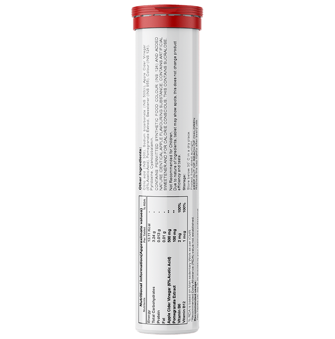 Iron Lifters Apple Cider Vinegar Effervescent Tablet (15 Each) Red Apple