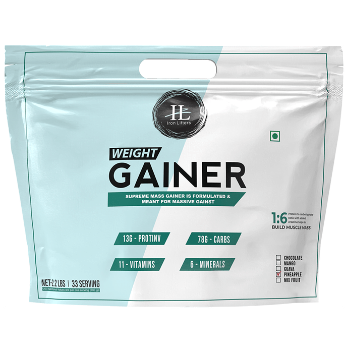 Iron Lifters Weight Gainer Powder Pineapple - Classic Derma
