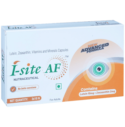I-Site AF Capsule with Lutein, Zeaxanthin, Vitamins & Minerals