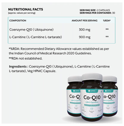 iThrive Essentials Co-Q10 with L-Carnitine Capsule