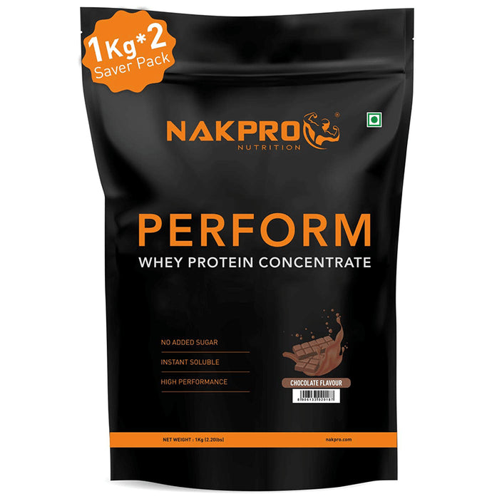 Nakpro Nutrition Perform Whey Protein Concentrate Chocolate - Classic Derma