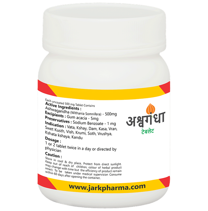 Jark Pharma Ashwagandha 500mg Tablet