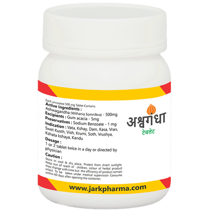 Jark Pharma Ashwagandha 500mg Tablet