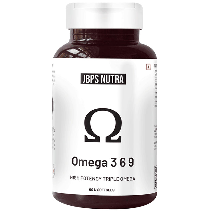 JBPS Nutra Omega 3 6 9 High Potency Triple Omega Capsule - Classic Derma