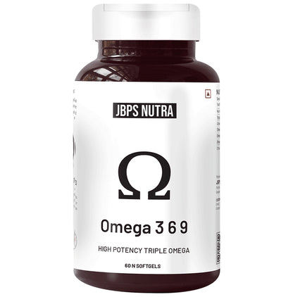 JBPS Nutra Omega 3 6 9 High Potency Triple Omega Capsule - Classic Derma