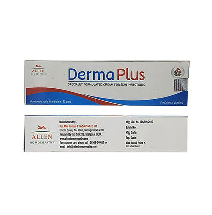 Allen Anti Fungal Combo Pack of A02 Anti Fungal Drop 30ml & Derma Plus Cream 25gm