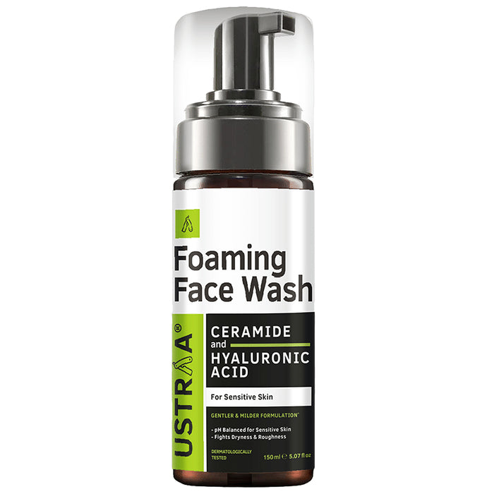 Ustraa Ceramide and Hyaluronic Acid Foaming Face Wash - Classic Derma