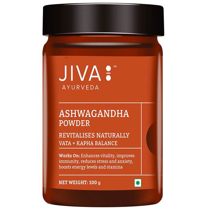 Jiva Ayurveda Ashwagandha Powder (100gm Each) - Classic Derma