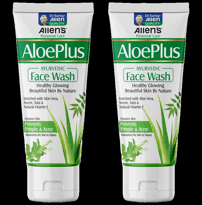 Allen Laboratories Aloe Plus Face Wash (100ml Each) - Classic Derma
