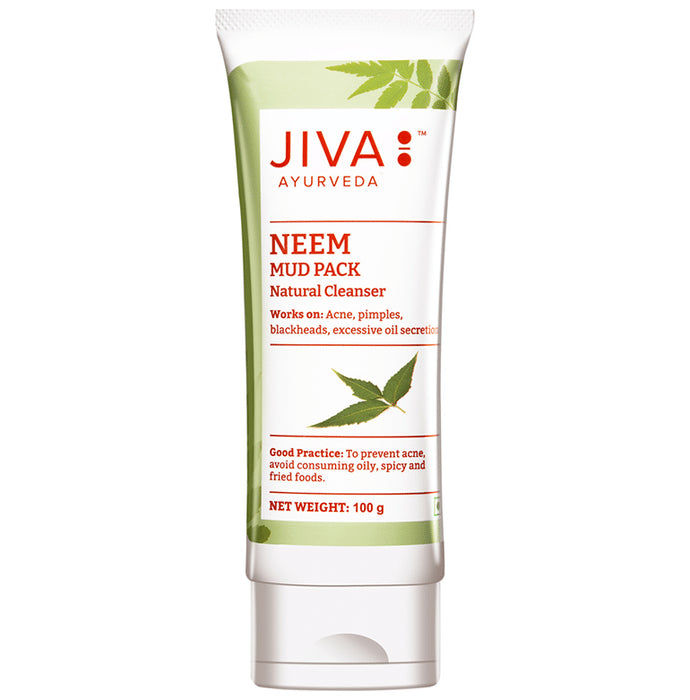 Jiva Ayurveda Neem Mud Pack Natural Cleanser (100gm Each)