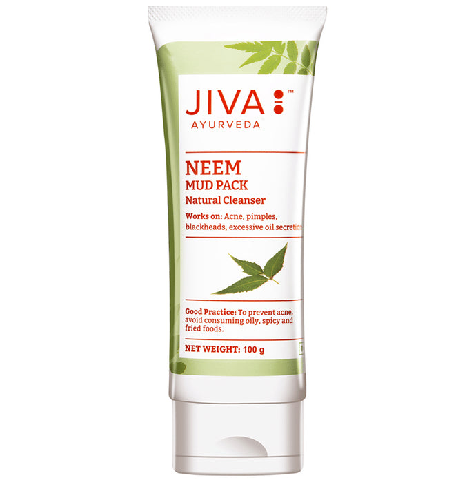 Jiva Ayurveda Neem Mud Pack Natural Cleanser (100gm Each)