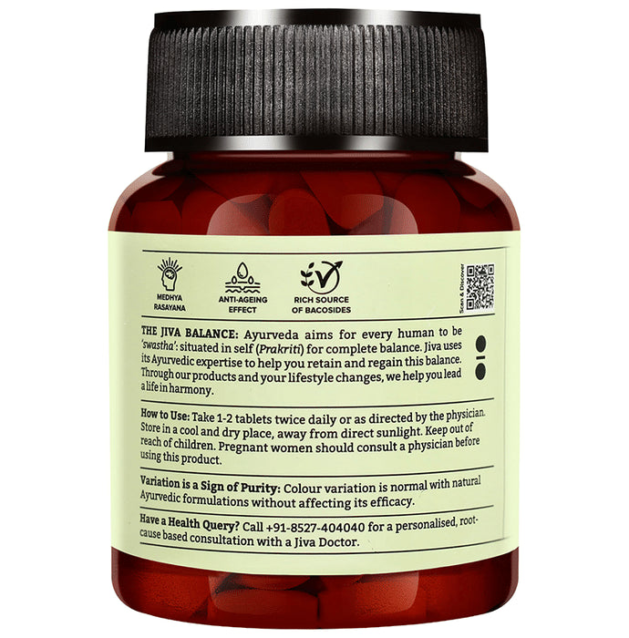 Jiva Brahmi Tablet | Supports Brain Health