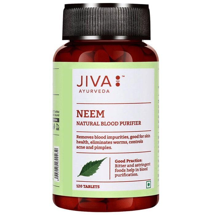 Jiva Neem Tablet | Natural Blood Purifier for Acne & Pimples - Classic Derma