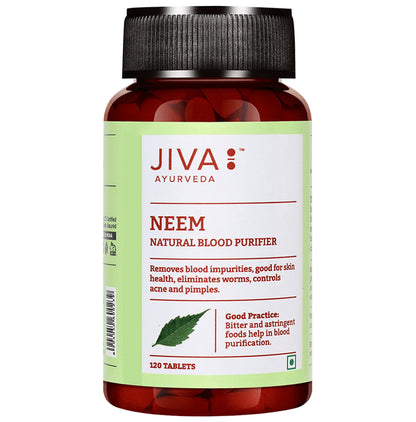 Jiva Neem Tablet | Natural Blood Purifier for Acne & Pimples - Classic Derma