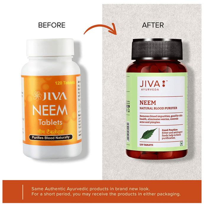 Jiva Neem Tablet | Natural Blood Purifier for Acne & Pimples
