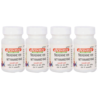 Baidyanath (Jhansi) Nityanand Ras Tablet (40 Each) - Classic Derma