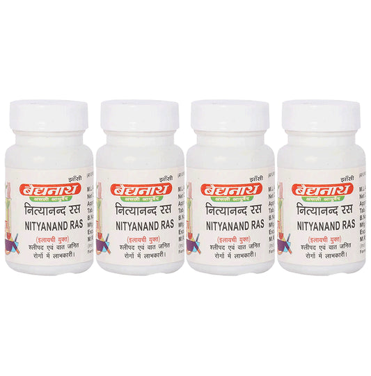 Baidyanath (Jhansi) Nityanand Ras Tablet (40 Each) - Classic Derma
