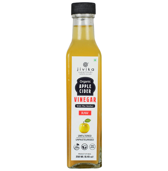 Jivika Naturals Organic Apple Cider Vinegar with The Mother Raw - Classic Derma