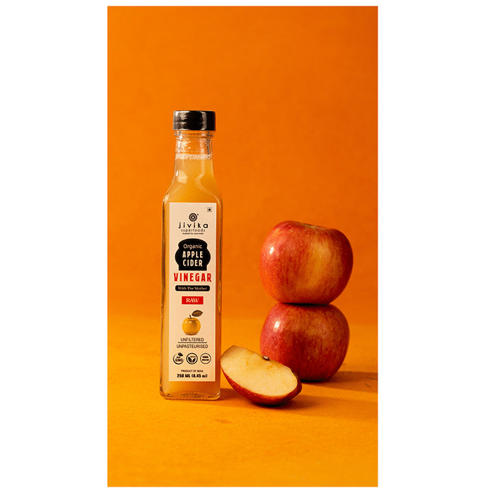 Jivika Naturals Organic Apple Cider Vinegar with The Mother Raw