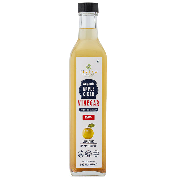 Jivika Naturals Organic Apple Cider Vinegar with The Mother Raw - Classic Derma