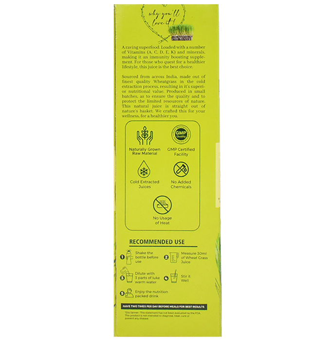 Jivika Naturals Wheat Grass Juice