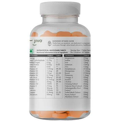 Jivo Multi-Vitamins for Men 1000mg Tablet