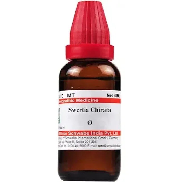 Dr Willmar Schwabe India Swertia Chirata Mother Tincture Q - Classic Derma