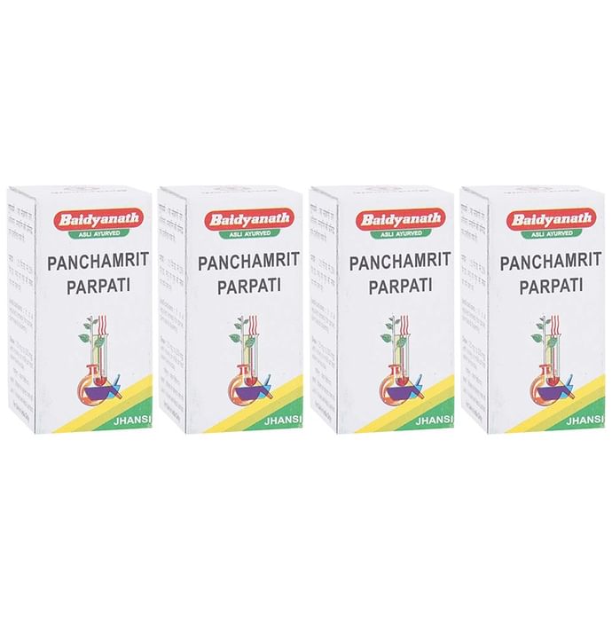 Baidyanath (Jhansi) Panchamrit Parpati Powder (10gm Each) - Classic Derma