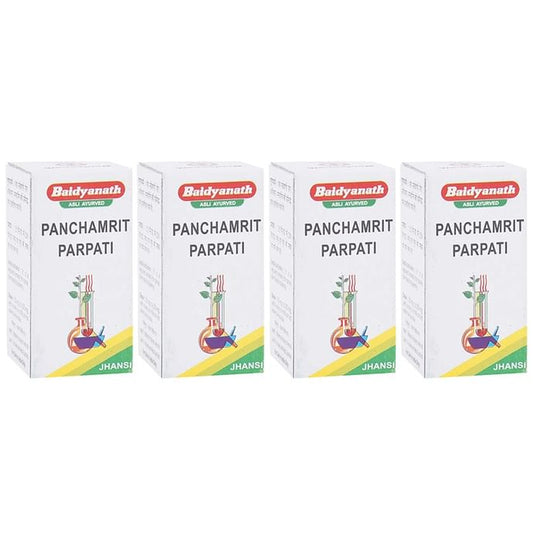 Baidyanath (Jhansi) Panchamrit Parpati Powder (10gm Each) - Classic Derma