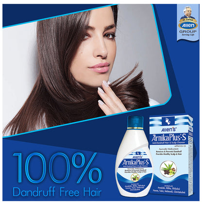 Allen Laboratories Arnika Plus-S Antidandruf Hair and Scalp Cleanser (100ml Each)