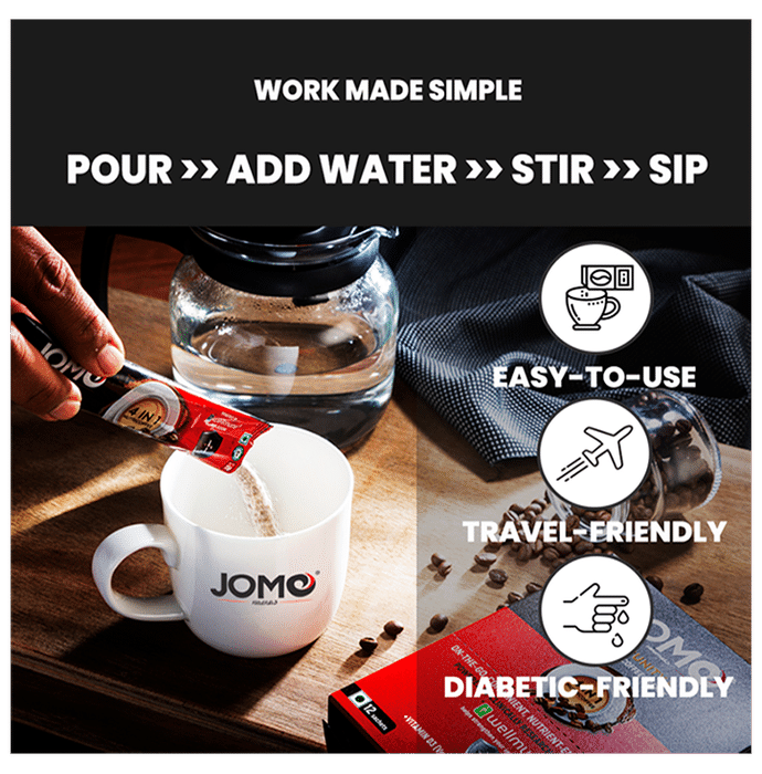 Jomo Focuz fuels Immunity + Instant Coffee Premix