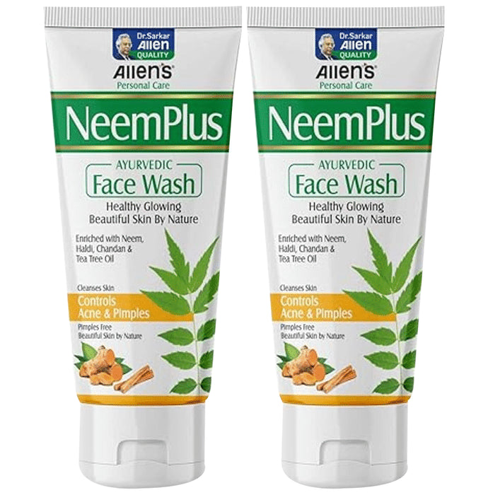 Allen Laboratories Neem Plus Face Wash (100ml Each) - Classic Derma
