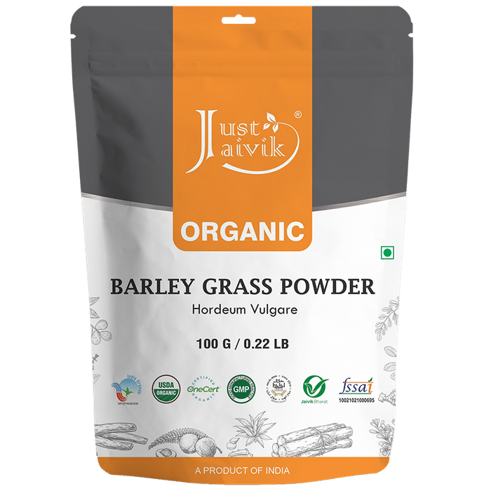 Just Jaivik Organic Barley Grass Powder - Classic Derma