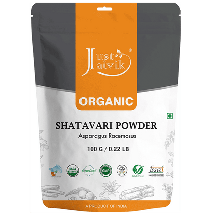 Just Jaivik Organic Shatavari Powder - Classic Derma