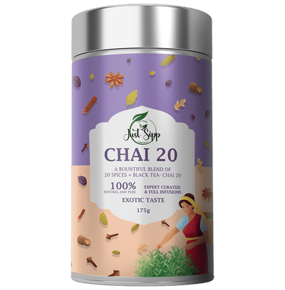 Just Sipp Chai 20 Tea - Classic Derma