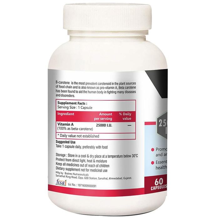 Jyorana Beta Carotene 25000IU Capsule