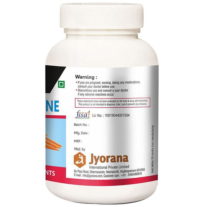 Jyorana Beta Carotene 25000IU Capsule