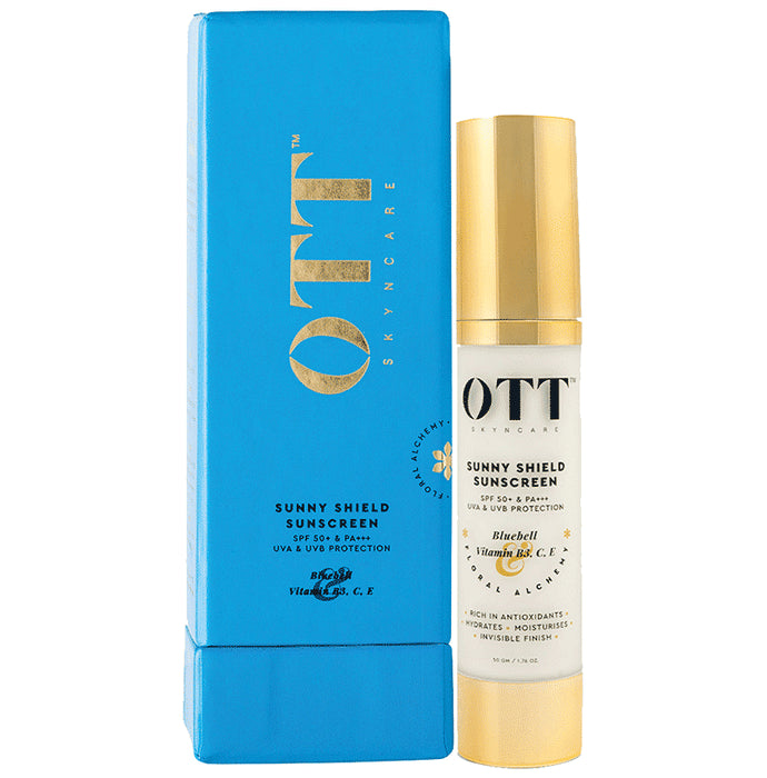 OTT Skyncare Sunny Shield Sunscreen SPF 50+ PA+++ - Classic Derma