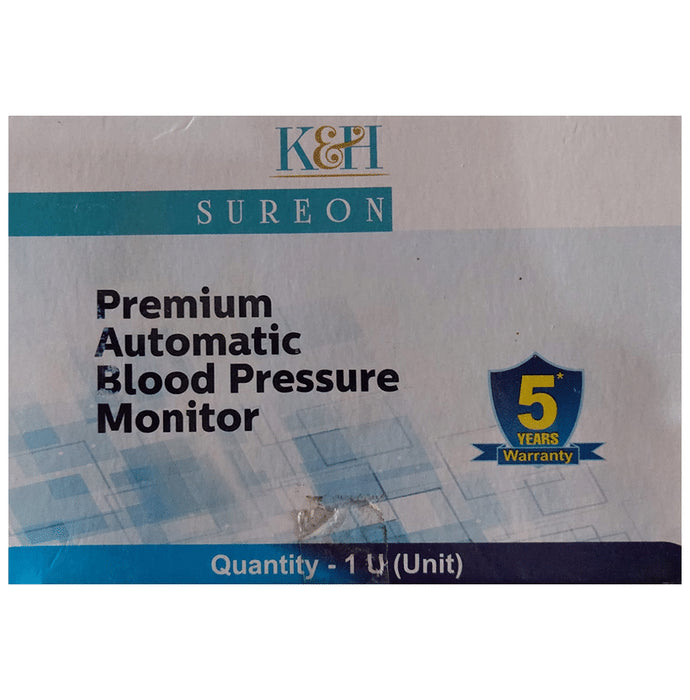 K&H Sureon Premium Automatic Blood Pressure Monitor - Classic Derma