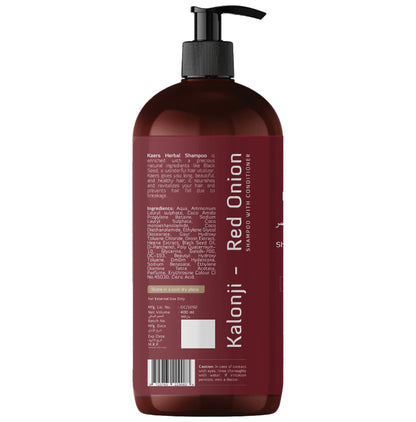 Kaers By Healthcrew Black Seed & Red Onion Shampoo with Conditioner (400ml Each)