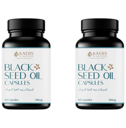 Kaers By Healthcrew Black Seed Oil Capsule (60 Each)