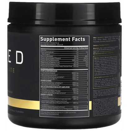 Kaged Muscle Pre-Kaged Elite Powder Fruit Punch