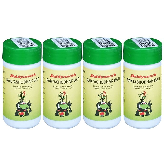 Baidyanath (Jhansi) Rakta Shodhak Bati Tablet (50 Each) - Classic Derma