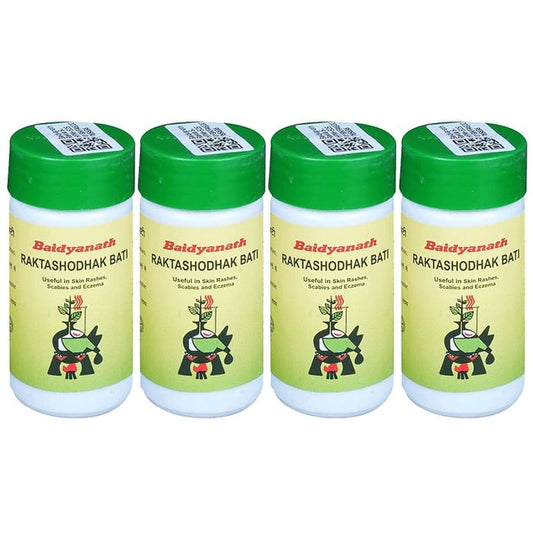 Baidyanath (Jhansi) Rakta Shodhak Bati Tablet (50 Each) - Classic Derma