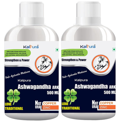 Kalpura Ashwagandha Ark (500ml Each) - Classic Derma