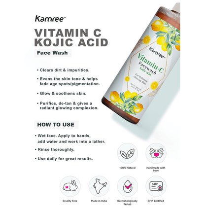 Kamree Vitamin-C Kojic acid Face Wash