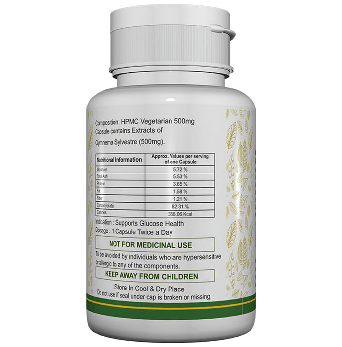 Kanakaveda Gudmar Leaf Extract Veg Capsule