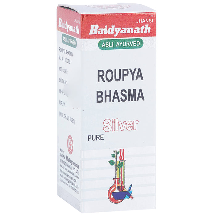 Baidyanath (Jhansi) Roupya Bhasma Pure Silver - Classic Derma