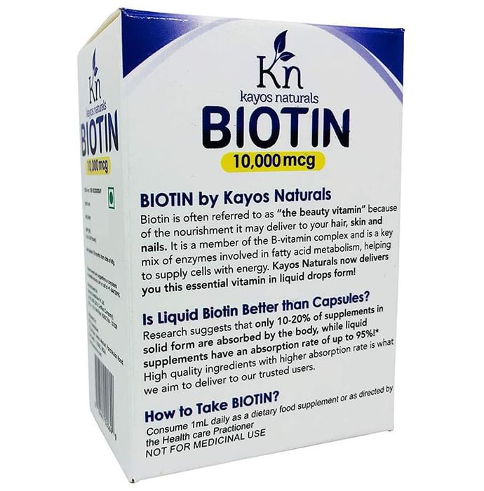 Kayos Naturals Biotin 10000mcg