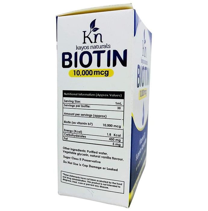 Kayos Naturals Biotin 10000mcg